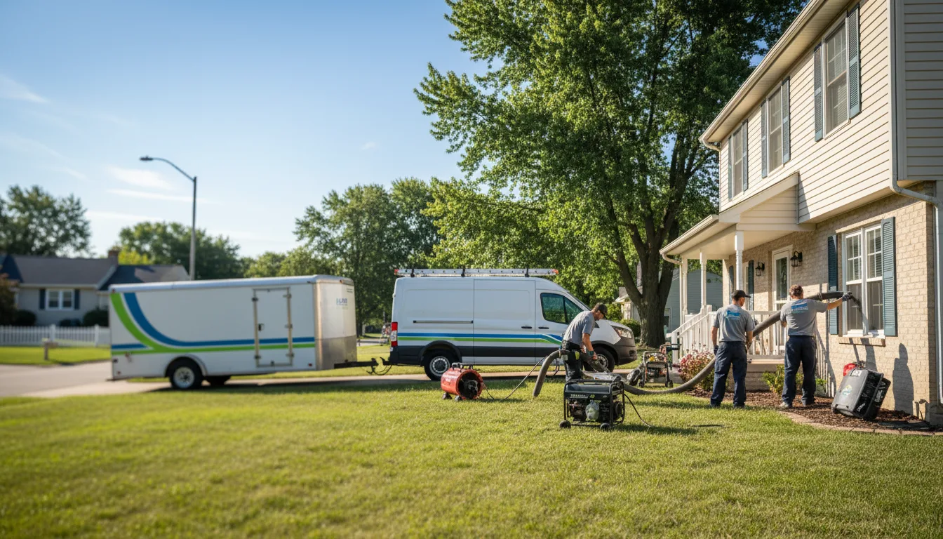 Flooded Basement Restoration And Cleanup With Repair in Daggett, MI near me